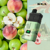Hayati Mini Ultra 1500 Sour Apple | Juicy Peach - Tangy green apple and sweet, ripe peach.