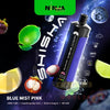 Hayati Pro Max Shisha 15000 Blue Mist Pink Flavour - A fruity blend of blueberry mist and pink sweetness.