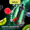 Hayati Pro Max Shisha 15000 Raspberry Kiwi Fresh Mist Flavour - Tart raspberries and kiwi with a refreshing mist.