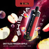 Hayati Pro Max Shisha 15000 Skittles Frozen Apple Flavour - Sweet fruity candy with icy apple.